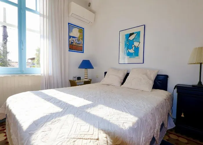 别墅 Tara - 4 Prs - Clim - 2 Min Plages 昂蒂布